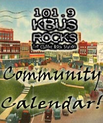 KBUS Community Calendar Paris, TX